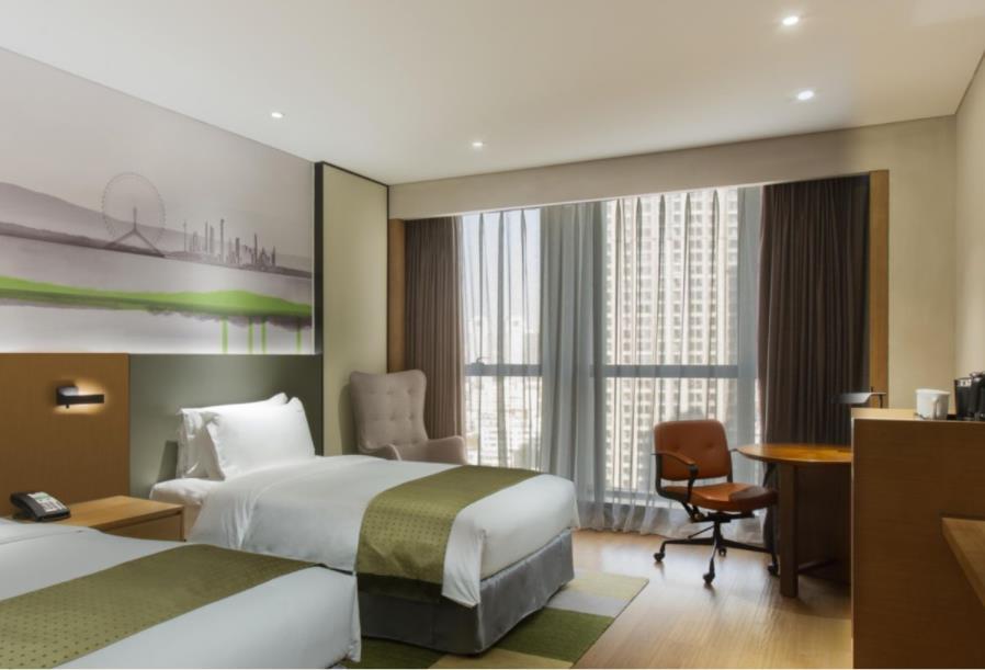 Holiday Inn & Suites Tianjin Downtown By Ihg,Tianjin Drum Tower,Joycity Shopping Mall,Tianjin Ancient Cultural Street,Haihe River,The Porcelain House,Convenient Access To Tianjin Binhai International Airport Екстериор снимка