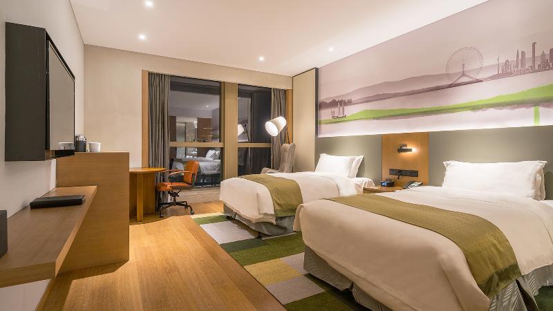 Holiday Inn & Suites Tianjin Downtown By Ihg,Tianjin Drum Tower,Joycity Shopping Mall,Tianjin Ancient Cultural Street,Haihe River,The Porcelain House,Convenient Access To Tianjin Binhai International Airport Екстериор снимка